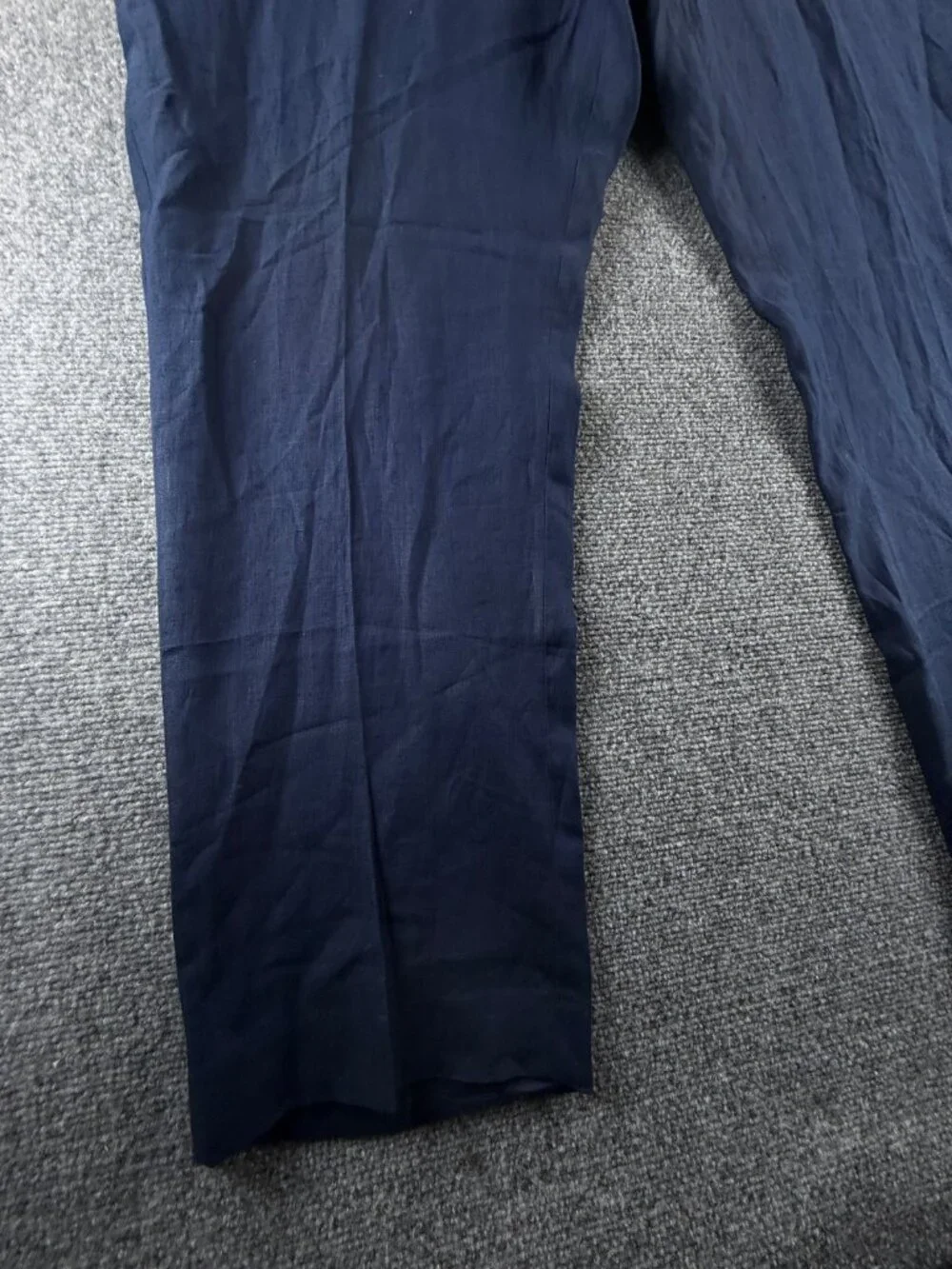 NWT Tommy Hilfiger Navy Blue All Linen Pants Men 44x30 Pockets Business Casual